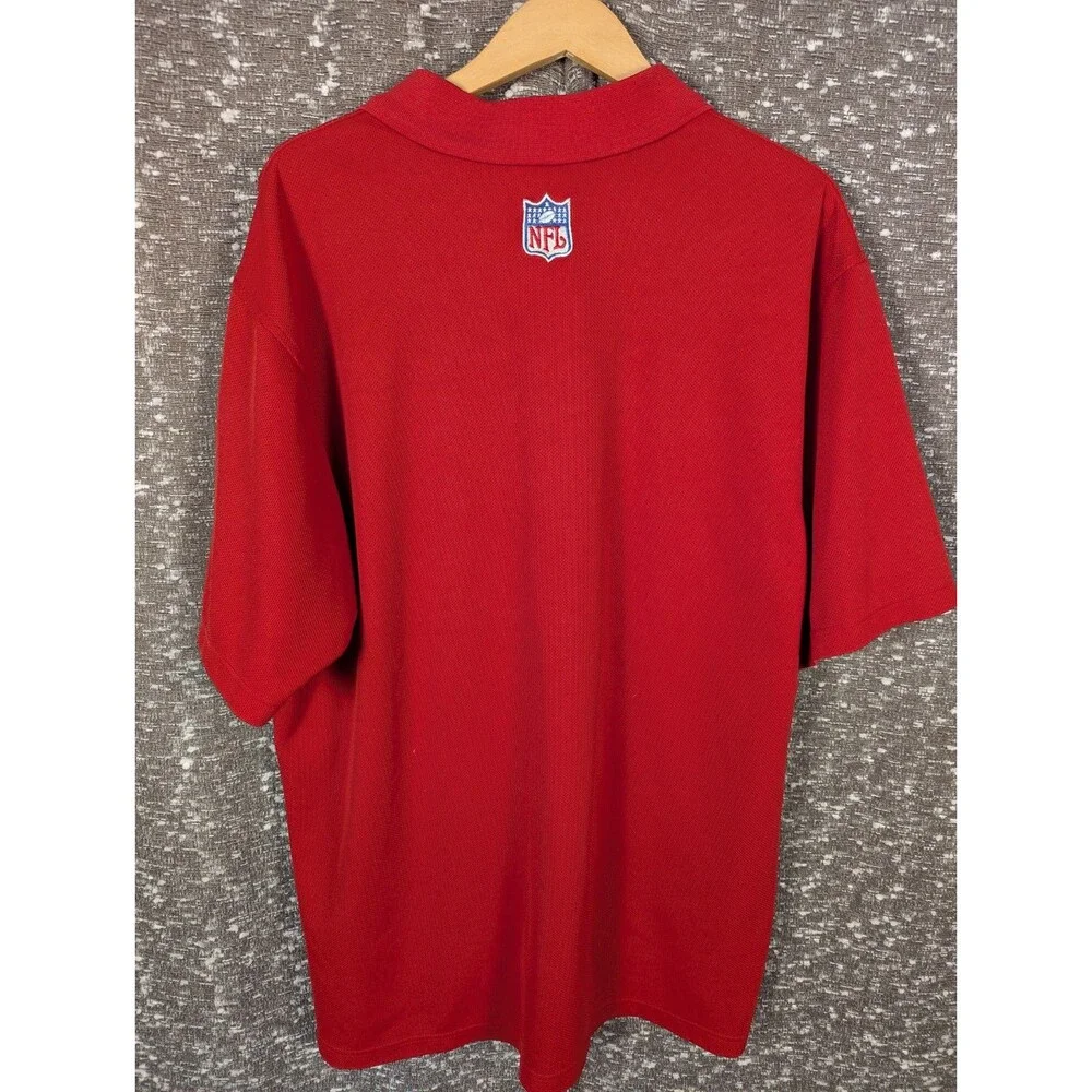 Adidas NFL‎ Tampa Bay Buccaneers Polo Shirt Men's XL Red